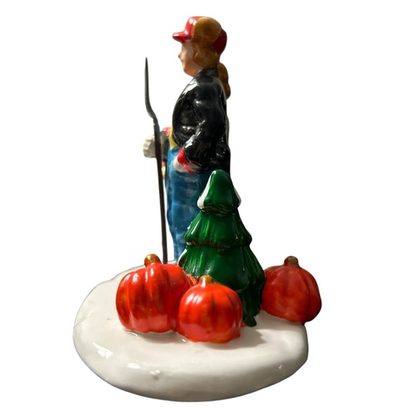 Dept 56 Original Snow Village Country Harvest 5415-1 Fall Pumpkins 1991 Retired - Picture 4 of 9